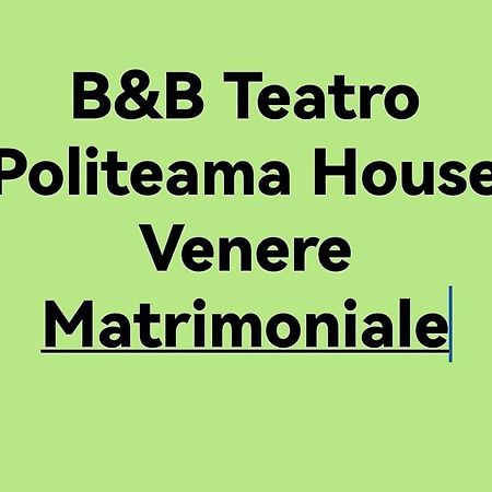 Bed and breakfast Palermo Centro Venere Extérieur photo