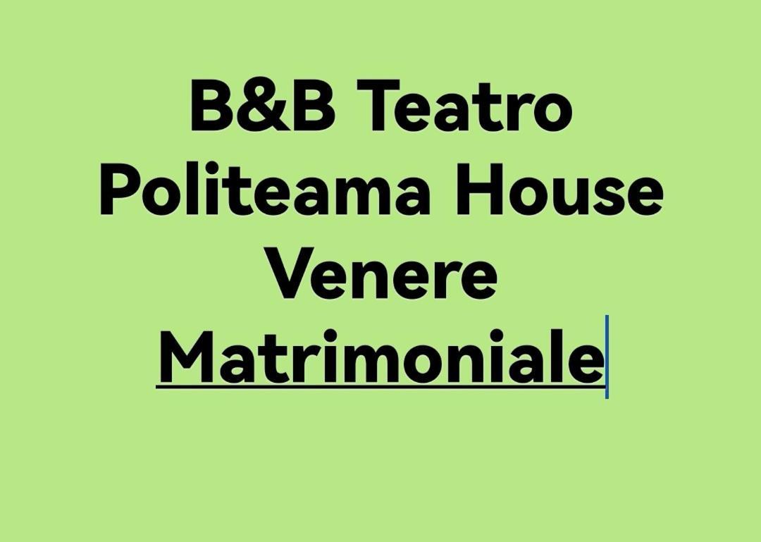 Bed and breakfast Palermo Centro Venere Extérieur photo